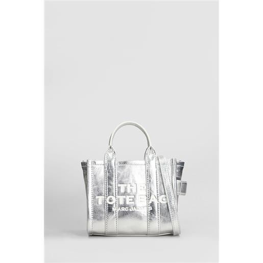 Marc Jacobs tote the crossbody tote in pelle argento