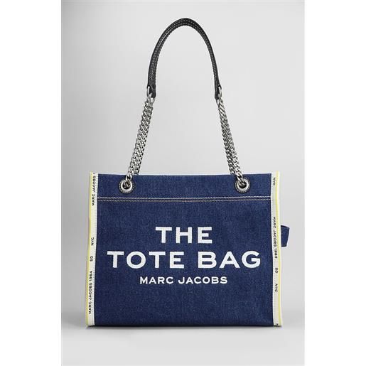 Marc Jacobs tote the medium tote in cotone blu