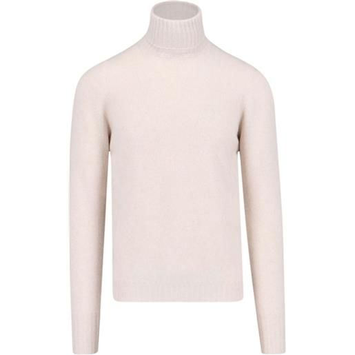 Drumohr maglione in cashmere a collo alto - toni neutri