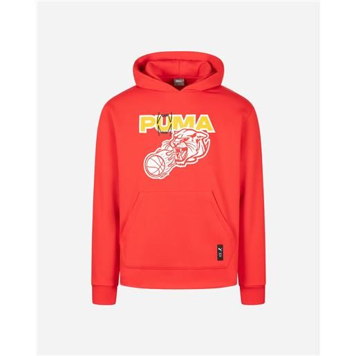 Puma winning shot gfx m - felpa - uomo - rosso