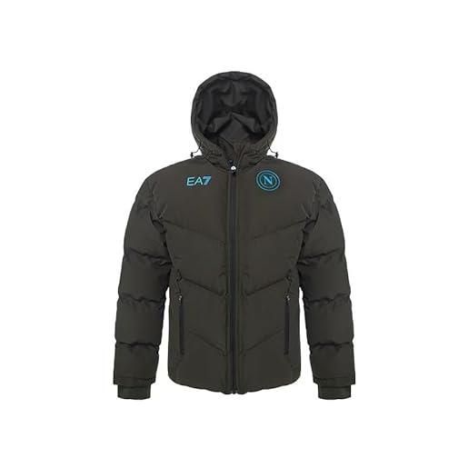 SSC NAPOLI giaccone jr lungo, ea7 prodotto ufficiale 2024/2025, 12 anni