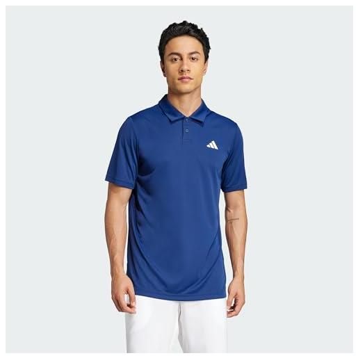 Adidas homme club tennis climacool polo shirt, dark blue, m