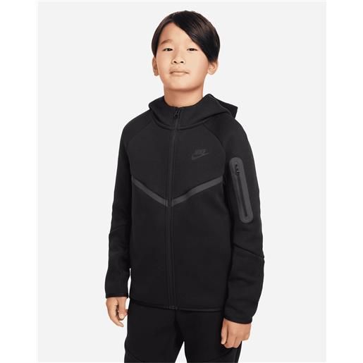 Nike tech fleece 2 jr - felpa - nero
