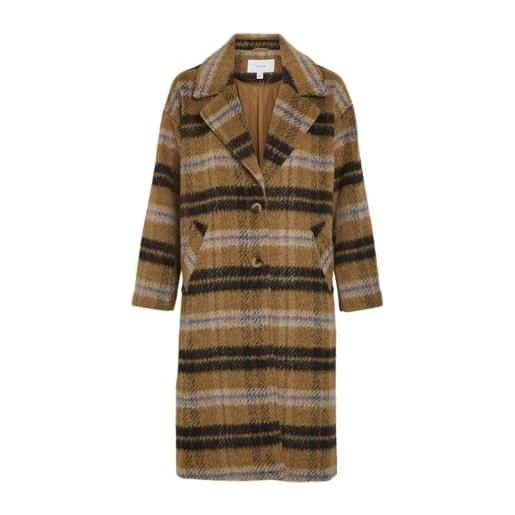 Vila vimonta l/s new coat, gomma, 46
