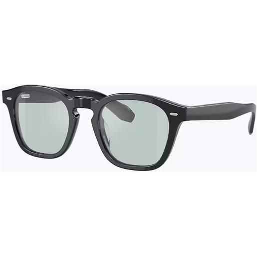 Oliver Peoples R-6 con montatura Semi-Matte Black e lenti Grigio Flash Oliver Peoples R-6 con montatura Semi-Matte Black e lenti Grigio Flash