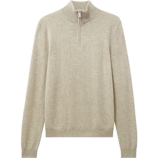 Pringle of Scotland maglione con zip - toni neutri