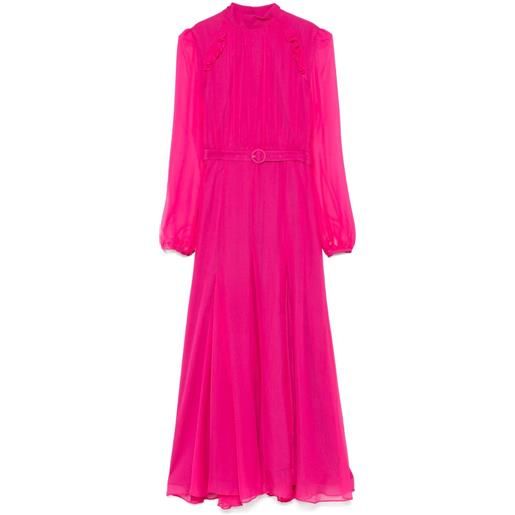 Saloni abito lungo jacqui b - rosa