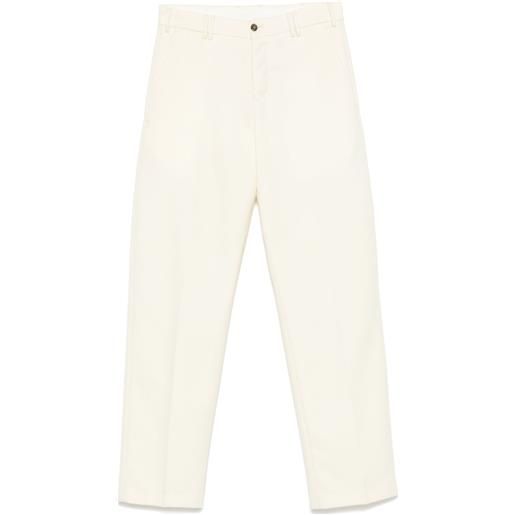 PT Torino pantaloni dritti in lana vergine - toni neutri