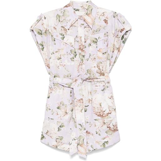 ZIMMERMANN tuta corta acacia - viola