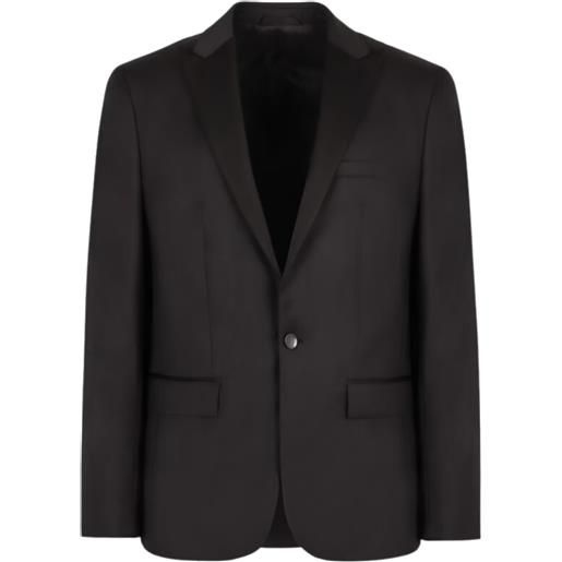 Calvin Klein classico blazer in lana con rever