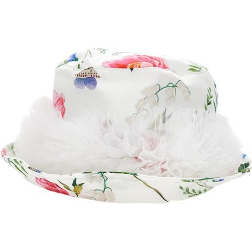 Monnalisa cappello rasetto con rouches