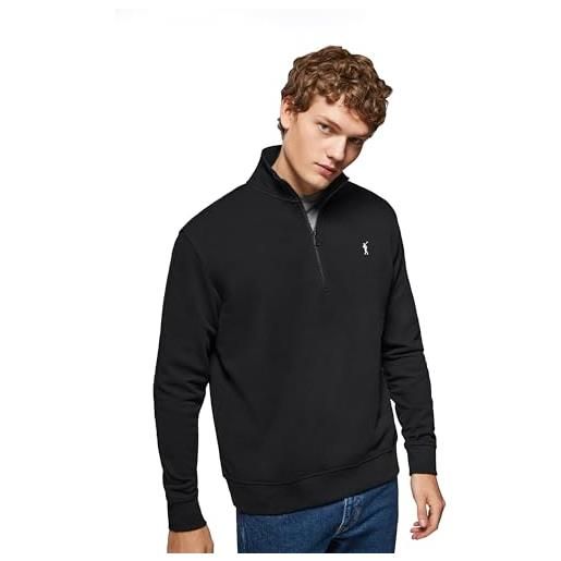 Felpa Uomo Mezza Zip Be Board - Cotone E Poliestere, Comoda E Stilosa - Foto 9