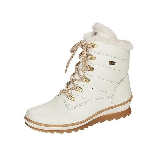 Remonte r8480, snow boot donna, dirtywhite bianco 80, 40 eu