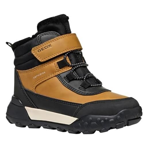Geox j trekkyup boy b abx, stivaletto, dk green/black, 26 eu