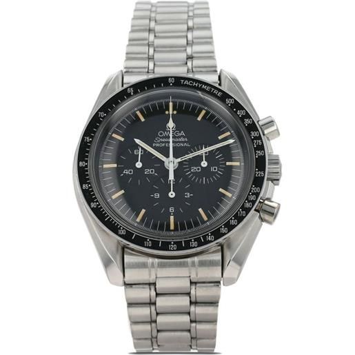 OMEGA - orologio speedmaster 42mm pre-owned 1980 - uomo - acrilico/acciaio - taglia unica - nero