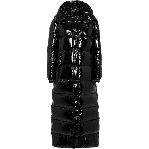 Philipp Plein piumino con effetto lucido - nero