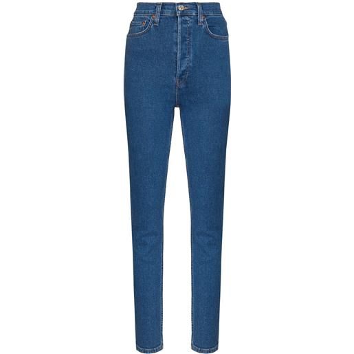 RE/DONE jeans skinny ultra high anni '90 - blu