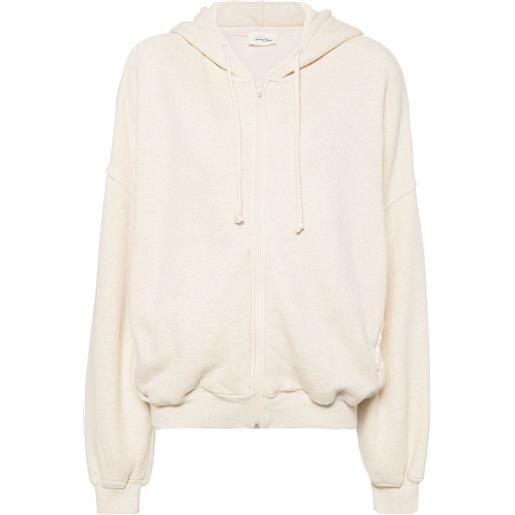 American Vintage felpa itonay con cappuccio - toni neutri