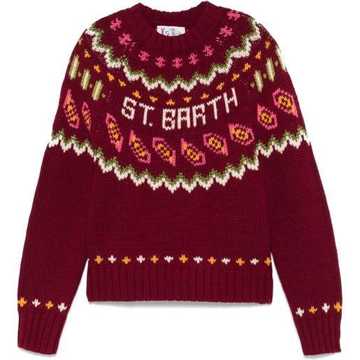 MC2 Saint Barth maglione kyla nordic - rosso