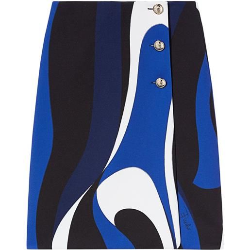 PUCCI minigonna con stampa astratta - nero