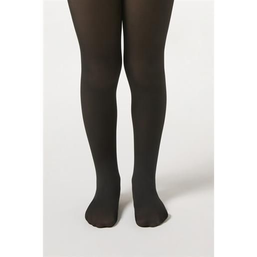 Calzedonia collant termici effetto velato bambina nero