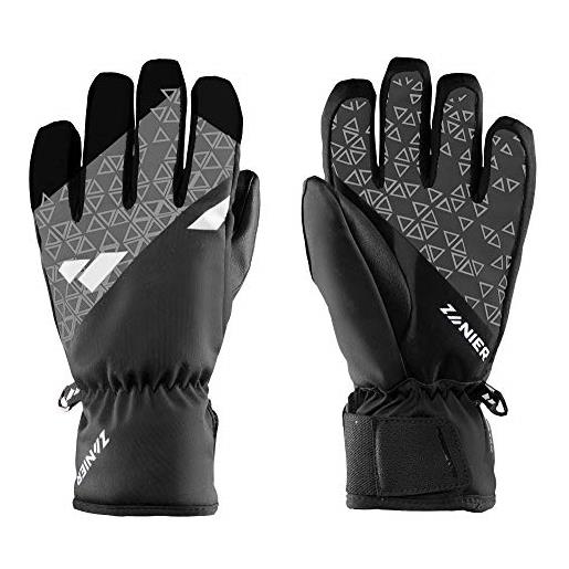 Zanier unisex jugend 12078-2000-4,5, guanti neri, 4,5