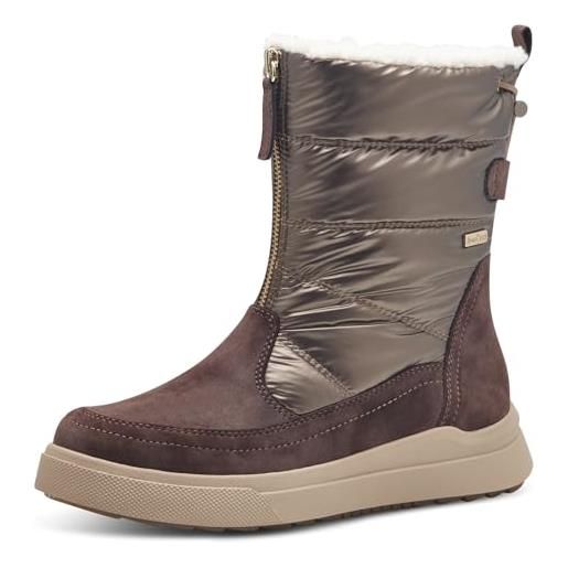 Jana stivali da neve invernali da donna, sportivi, vegani, moda, bianco, 40 eu