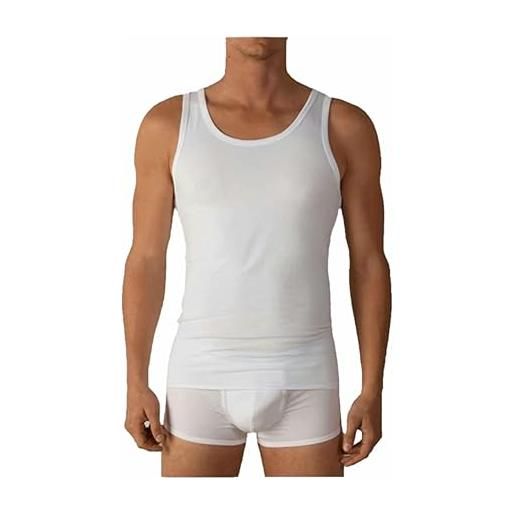 Liabel, set da 6 canotta in 100% cotone comodo e resistente. Colore bianco taglia xxl