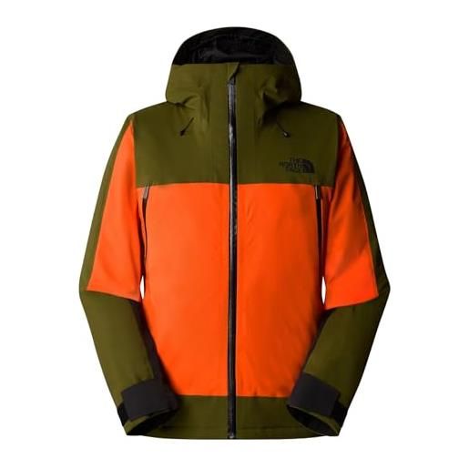 The North Face nf0a87y87mi1 m mount bre jacket giacca uomo tnf orange/forest olive taglia s