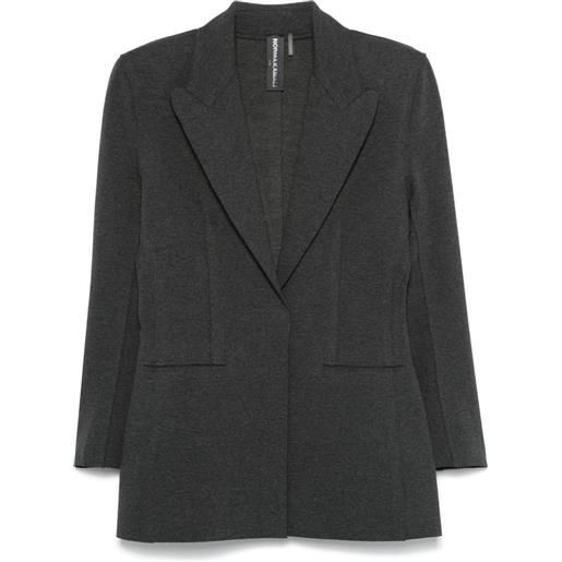 Norma Kamali blazer monopetto - grigio