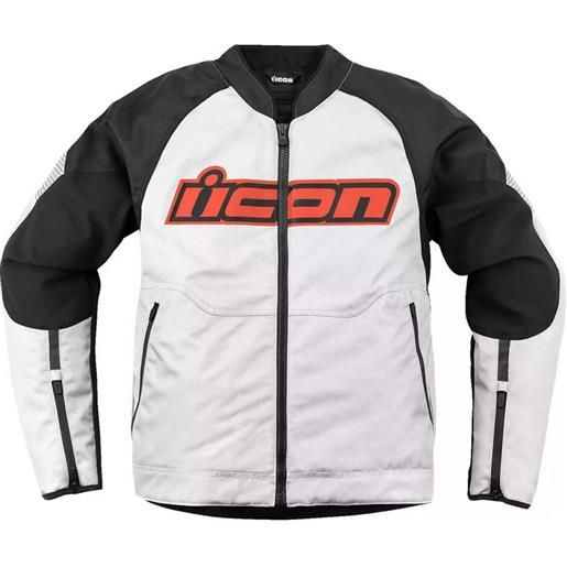 Icon giacca moto Icon overlord3 ce bianco