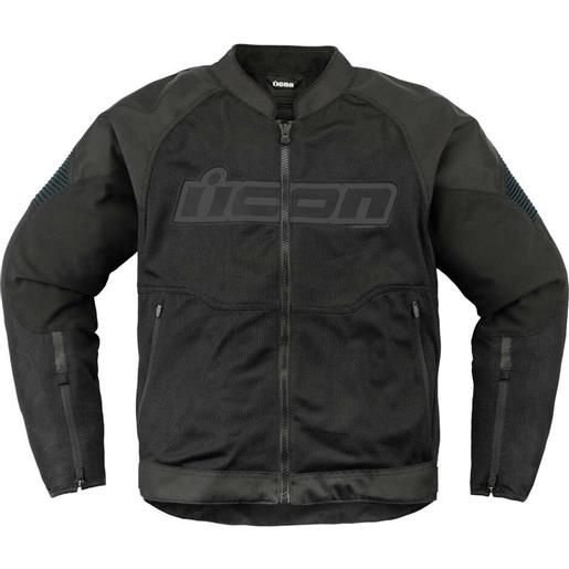 Icon giacca moto Icon overlord3 mesh ce nero