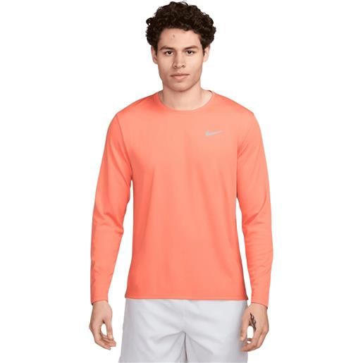 NIKE dri-fit uv miler top long sleeve maglia running uomo