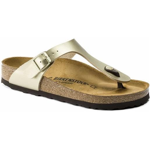 BIRKENSTOCK gizeh metallic gold donna