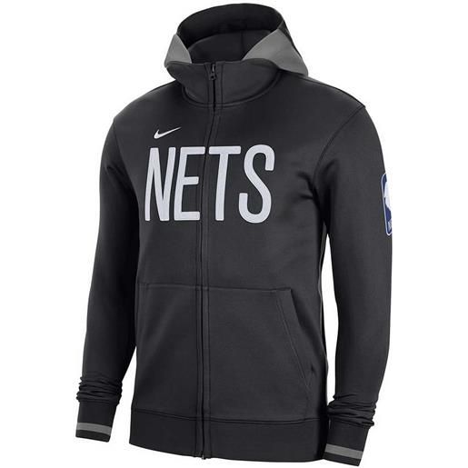 NIKE felpa full zip con cappuccio nba showtime nets