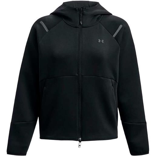 UNDER ARMOUR felpa full zip con cappuccio unstoppable fleece donna