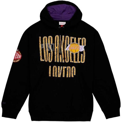MITCHELL & NESS felpa con cappuccio team 2.0 lakers