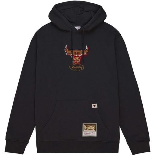 MITCHELL & NESS felpa con cappuccio golden hour glaze bulls