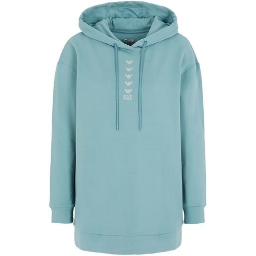 EA7 EMPORIO ARMANI felpa con cappuccio eagle donna