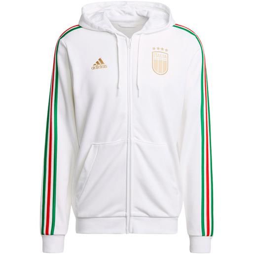 ADIDAS felpa full zip con cappuccio dna italia