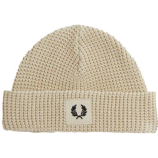 FRED PERRY beanie patch waffle