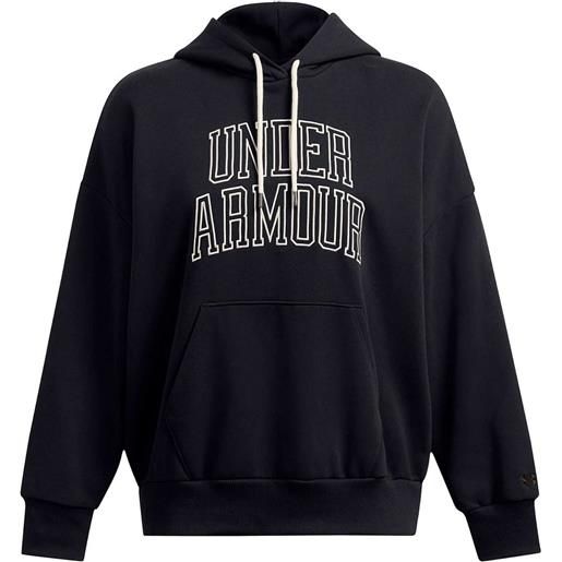 UNDER ARMOUR felpa con cappuccio icon hwt terry donna