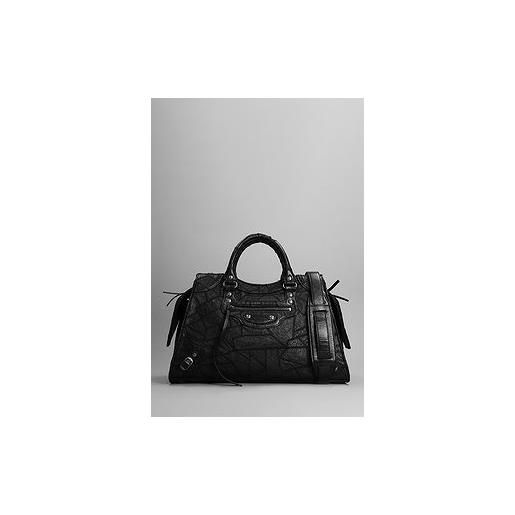 Balenciaga borsa a mano neo classic cit in pelle nera