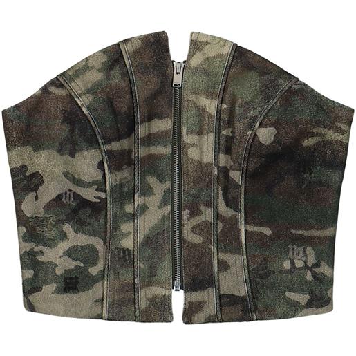 MISBHV corsetto camo - verde