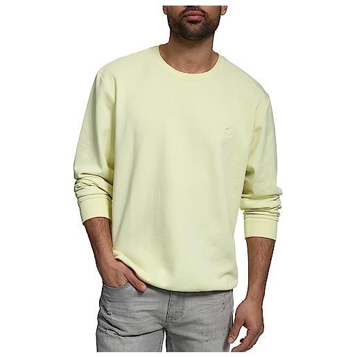 Indicode uomini holt sweatshirt | felpa con bordi a costine young wheat m