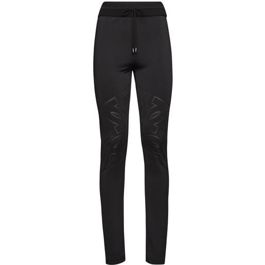 Ferragamo leggings con logo - nero