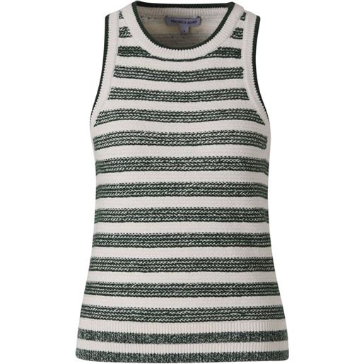 Veronica Beard top a righe - verde