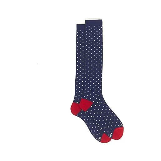 Gallo calze lunghe uomo cotone leggero royal fantasia pois