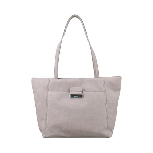 Gerry Weber - be different shopper lhz nero, colore: grigio. Materiale: poliestere, poliuretano, 30/42x27x12,5