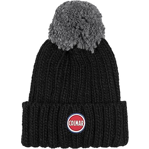 COLMAR ORIGINALS beanie a coste con pon pon